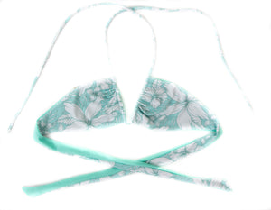 Breezy + Mint Wrap It Like It's Haute REVERSIBLE Bikini Top