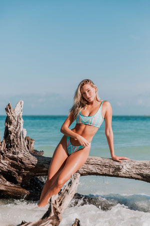 Tulum + Pacific  Goddess Sport Bikini Top