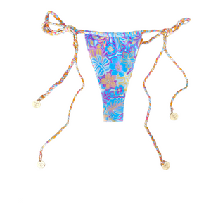 Delilah Bikini Bottom- Reversible in Sunrise in St. Lucia and Sunset in St. Lucia print