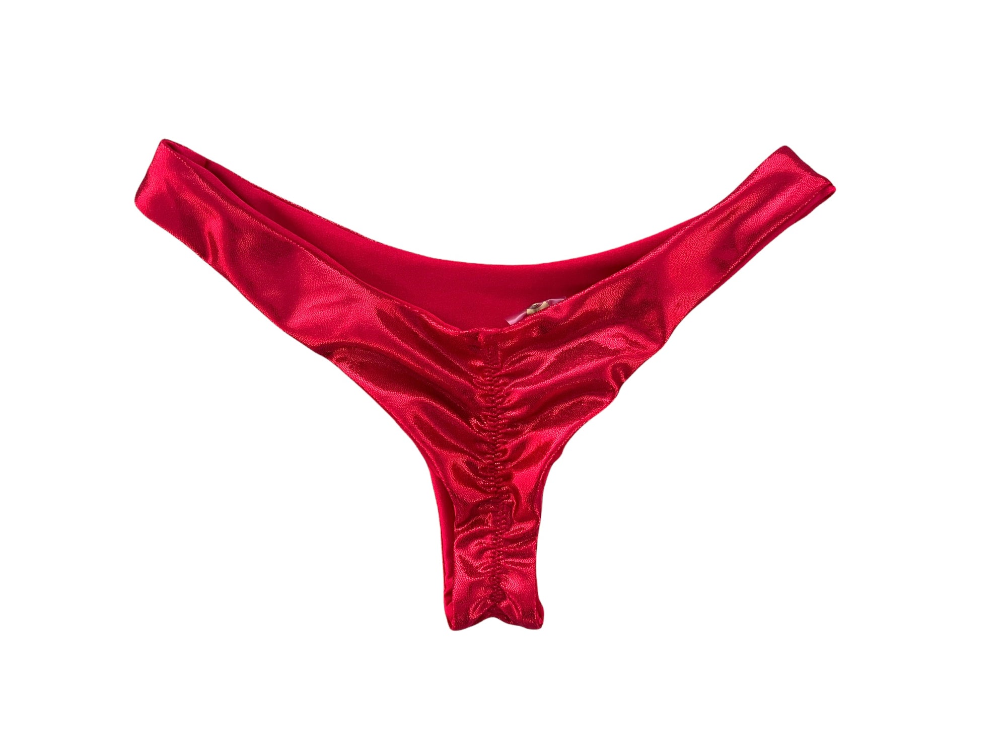 Cherry Bomb Itsy Super Cheeky Brazilian Thong Bikini Bottom
